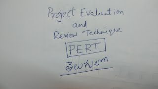 Project Evaluation and Review Technique PERT   in Telugu   BSc Statistics [upl. by Luoar]