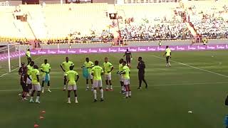 Entré Spectaculaire des joueurs du Sénégal au stade Abdoulaye Wade de Diamniadio [upl. by Frolick]