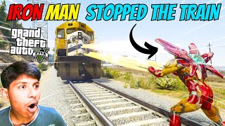 I STOPPED THE TRAIN IN GTA 5😱💀 GTA 5 MOD GAMEPLAY [upl. by Wilfred]