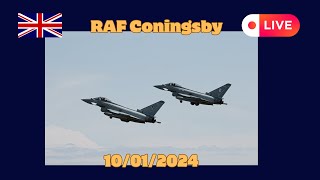 Live Action from RAF Coningsby Home to the Eurofighter Typhoon QRA and Training base [upl. by Dreeda]