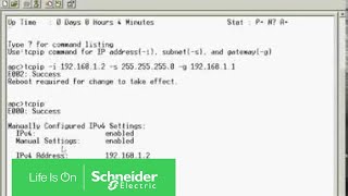 Configuring APC NMC2 via Terminal Emulation  Schneider Electric Support [upl. by Niliak]