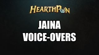 Hearthstone Heroes of Warcraft  Jaina Proudmoore Gameplay Voiceovers [upl. by Naitsabes]