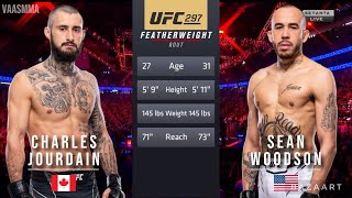 CHARLES JOURDAIN VS SEAN WOODSON FULL FIGHT UFC 297 [upl. by Ramonda]