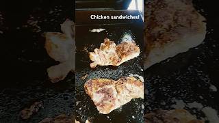 food chickensandwich traeger foodie flatrock bbqrecipes smashburgers cooking outdoorgrill [upl. by Irrep]