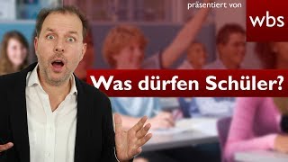 20 Dinge die Schüler nicht dürfen aber trotzdem machen  Rechtsanwalt Christian Solmecke [upl. by Nauj639]