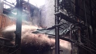 RG Steel Mill Chimney  Controlled Demolition Inc [upl. by Allis]