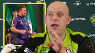 MICHAEL VAN GERWEN frustrated with media questions WHY ARE WE TALKING ABOUT LUKE LITTLER [upl. by Bashemath]