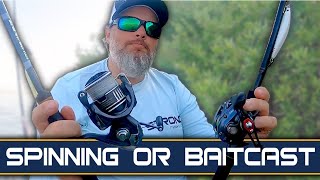 Baitcasting VS Spinning Reels Whats Right For YOU [upl. by Nessim848]