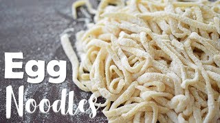 How To Make Egg Noodles Noreens Kitchen [upl. by Kreg]