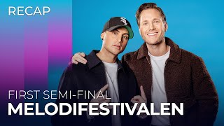 Melodifestivalen 2024 Sweden  First SemiFinal  RECAP [upl. by Olegnad382]