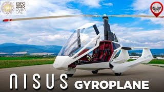 NEW GYROPLANE NISUS Aero  Slovakia pavilion expo2020 [upl. by Nodyroc]