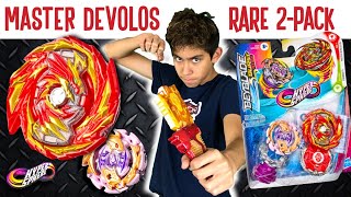 Beyblade Burst  RARE Master Devolos Battle Test Episode [upl. by Annawt]