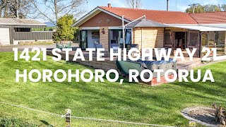 1421 State Highway 30 Horohoro Rotorua  Ryan CurranPacquing Tall Poppy Real Estate Rotorua [upl. by Netsirk]