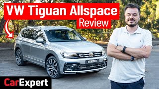 Volkswagen Tiguan Allspace review Is this the hot hatch of 7 seat SUVs in 2020 [upl. by Ellednahc]