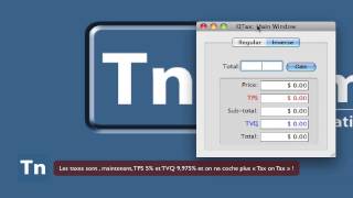 Qtax  Logiciel de calcul de taxes simplifié [upl. by Noived]