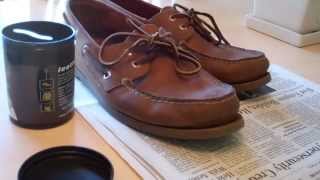 How to polish Sperry Topsiders Leather Shoes [upl. by Carolyne]