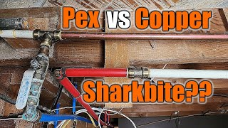 Pex VS Copper Plumbing  Proof That Pex Is Better In Every Way  THE HANDYMAN [upl. by Mond]