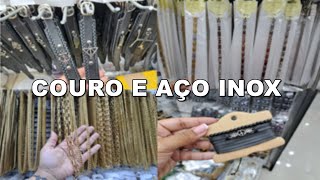 BIJUTERIAS EM COURO AÇO INOX MASCULINO E FEMININO [upl. by Sand]