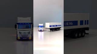 Testing a mini RC semitruck… It’s so fun [upl. by Ynavoj426]