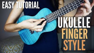 How To Play Fingerstyle on Ukulele  EASY Fingerpicking Tutorial PIMA [upl. by Yerffoej]