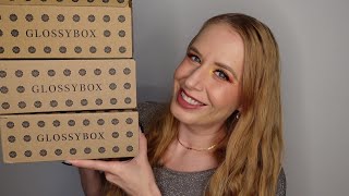 ENDLICH WIEDER GUT  Glossybox 3er Bundle Black Friday Sale  Unboxing  2023  Julies Beautyinsel [upl. by Enelhtak]