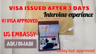 K1 visa Interview experience in Abu Dhabi US Embassy3days visa issuedK1visa Approved k1visa usa [upl. by Bryn]