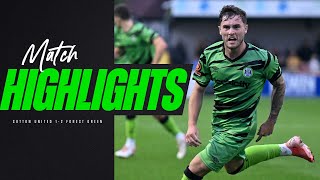 Match Highlights  Sutton United 12 Forest Green [upl. by Ahsienod]