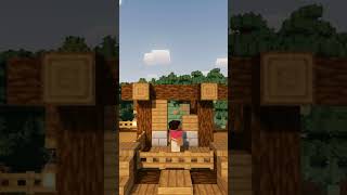 Minecraft Spruce Starter House Tutorial🏠 [upl. by Hirschfeld]