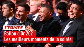 Ballon dOr 2021  Les meilleurs moments de la cérémonie [upl. by Lonyer]