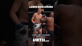 Derrick Lewis Was Losing This Fight UNTIL [upl. by Aalst]