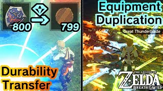 Equipment Duplication Durability Transfer amp more  BotW Glitches amp Tricks [upl. by Ora]