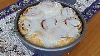 Worlds Easiest Cinnamon Rolls No Mixer NoKneading No Yeast Proofing [upl. by Ahtnamys164]