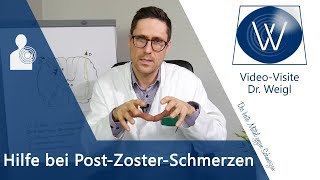 Post Zoster Neuralgie Zosterschmerzen Nervenschmerzen durch den Herpes  Dauer amp Schmerztherapie [upl. by Kenta]