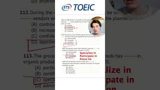 TOEIC  attention à specialize in  preparation toeic grammaire [upl. by Ibrek]