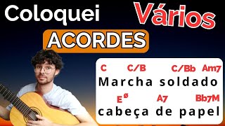 APRENDA a REARMONIZAR usando EMPRÉSTIMO MODAL INVERSÃO DE ACORDES CADÊNCIA 2 5 1  Aula de violão [upl. by Dena536]