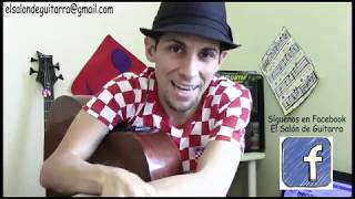 Son Cubano en Guitarra  Bajos y Rasgados Cuban Son On Guitar  Tutorial [upl. by Annauqal]