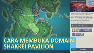 Cara Membuka Domain Shakkei Pavilion  Genshin Impact Indonesia [upl. by Retsbew351]