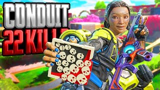 Conduit 22 KILLS and 5000 Damage Apex Legends Gameplay Season 20 [upl. by Namron]