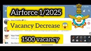 Airforce Decrease Vacancy 12025 intake [upl. by Iam507]