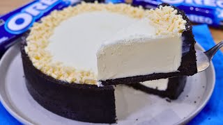 NÃO VAI AO FORNO SEM GELATINA  TORTA OREO COM LEITE NINHO FÁCIL E RÁPIDA [upl. by Eiramait51]