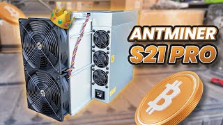 Bitmain Antminer S21 Pro Review and Bitcoin Mining Profitability [upl. by Ronym121]