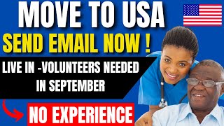 Live in volunteer elder care and Caregiver jobs in USA with free visa sponsorship caregivers in us [upl. by Meensat]