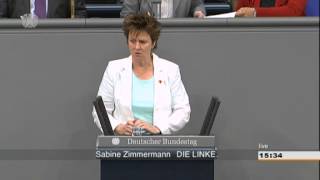 Sabine Zimmermann DIE LINKE Lohndumping im Einzelhandel stoppen  Tarifverträge stärken [upl. by Schifra]