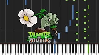 Plants VS Zombies  Main Theme Piano Tutorial ♫ [upl. by Yecniuq]