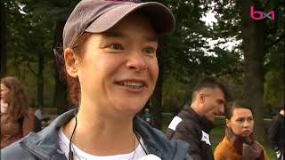 Près de 1800 coureurs ont participé au marathon de Bruxelles [upl. by Jayne]