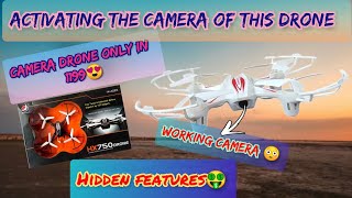 Unboxing and review of HX750 drone  Camera activation  LIVE FOOTAGE RECORDING  TECHNO HACKER [upl. by Rosenstein]