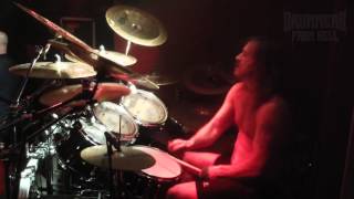 DEICIDESteve AsheimLive in BielskoPoland 2032013 Drum Cam [upl. by Torrin]