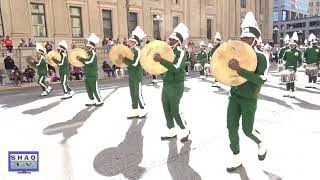 Mississippi Valley State University  Mean Green Marching Machine  2023 Circle City Classic Parade [upl. by Meelak]