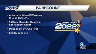 Pennsylvania official to discuss need for recount in Republican US Senate race [upl. by Ahsilra]