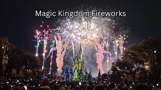 Disneys Magic Kingdom  Fireworks  2024 [upl. by Arabela814]